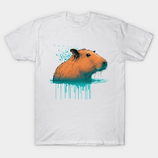 Capybara T-Shirt by DragonDream